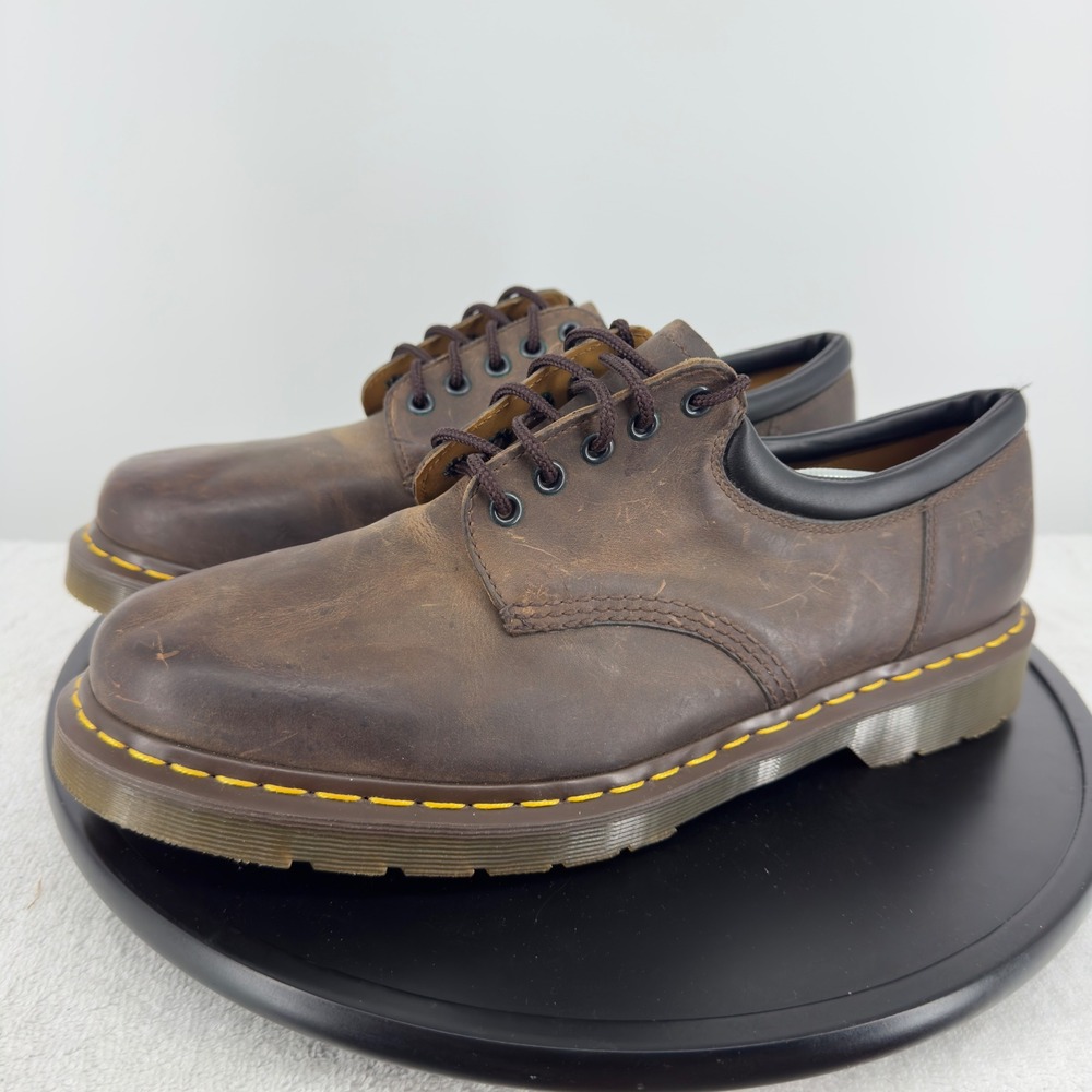 Dr. Martens 8053 Gaucho Crazy Horse Leather Padded Collar Oxfords Mens 14